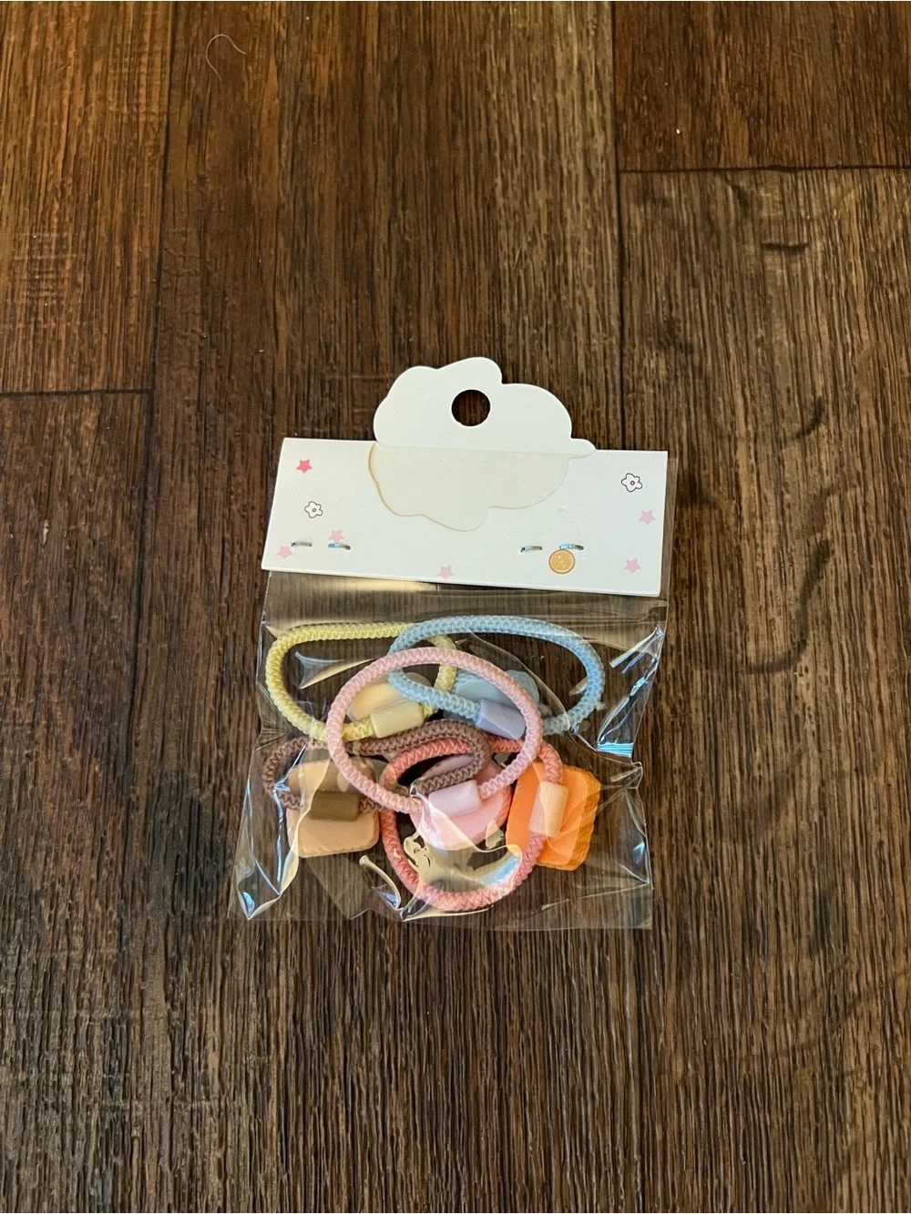🍒🍊 5-Piece Fruit Hair Tie Set 🍑🍌